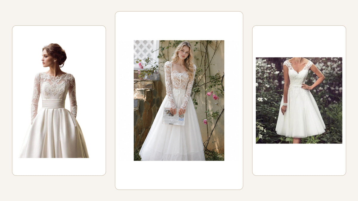 Trois volumes de robes de mariée à comparer avant de choisir l’habitacle de la voiture Image
