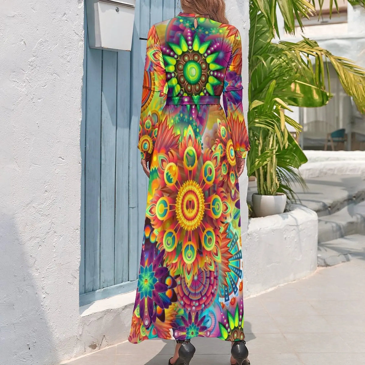 Robe Maxi Vintage Années 80