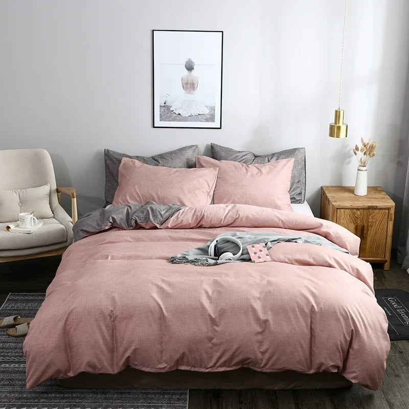 Housse de couette et Drap de lit vintage