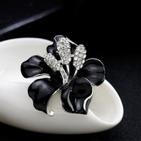 broche-fleur-rose-vintage
