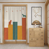 rideau-de-porte-de-separation-vintage