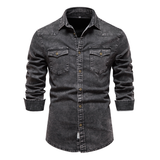 chemise-jean-delave-revers-vintage