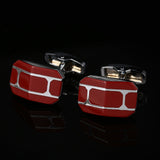 boutons-de-manchette-en-email-rouge-vintage