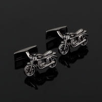 boutons-de-manchette-noir-velo-vintage