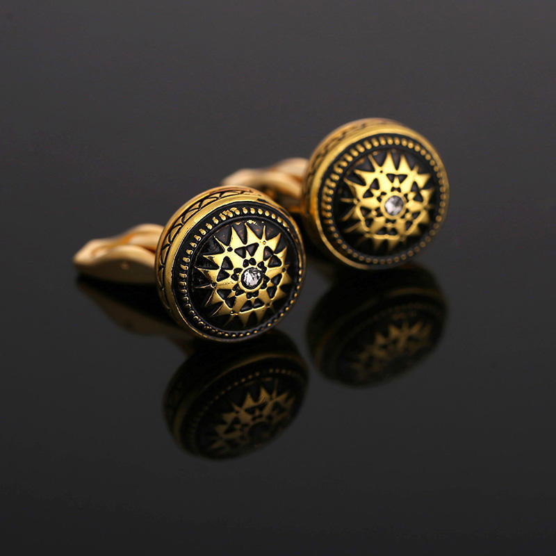 boutons-de-manchette-a-motifs-diamant-vintage