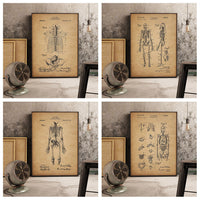 affiche-danatomie-medicale-de-decor-de-mur-vintage