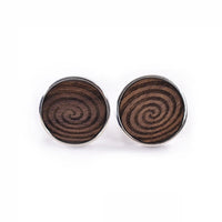 boutons-de-manchette-ronds-en-bois-vintage
