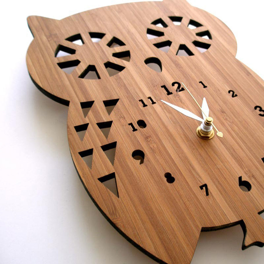 horloge-murale-hibou-vintage