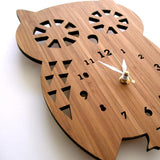 horloge-murale-hibou-vintage