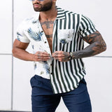 chemise-imprimee-patchwork-rayures-vintage