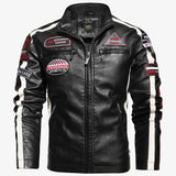 blouson-vintage-simili-cuir-patch-moto