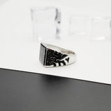 chevaliere-vintage-reglable-carre-noir