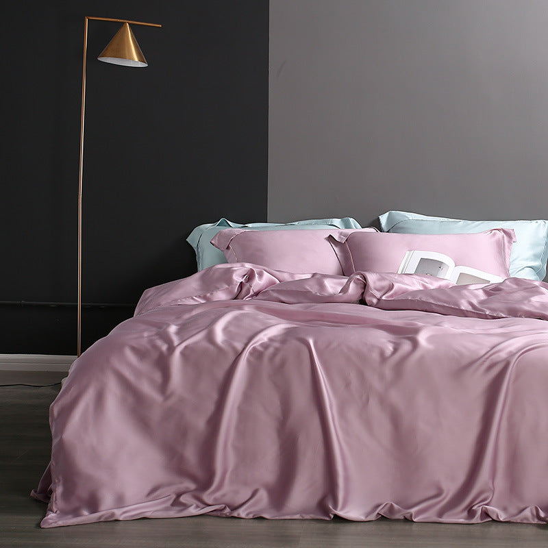 drap-de-housse-de-couette-simple-en-soie-vintage