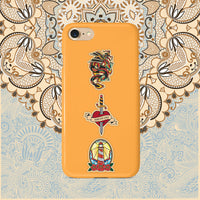 Tatouage Vintage Amour Rose Graffiti Sticker