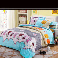 housse-de-couette-drap-lit-simple-vintage