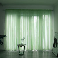 rideau-en-gaze-de-couleur-unie-vintage