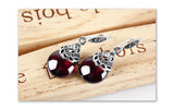 boucles-doreilles-grenat-rond-vintage