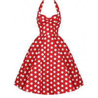 50s-robe-polka-style-vintage-casual-dots