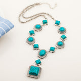 collier-turquoise-collier-diamant-vintage