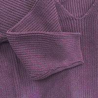 pull-tricot-encolure-v-vintage