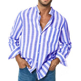 chemise-manches-courtes-rayures-vintage