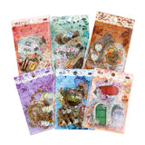 sticker-de-tente-de-main-de-fleur-vintage