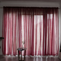 rideau-en-gaze-de-couleur-unie-vintage