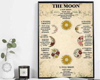 affiche-de-phase-de-lune-vintage