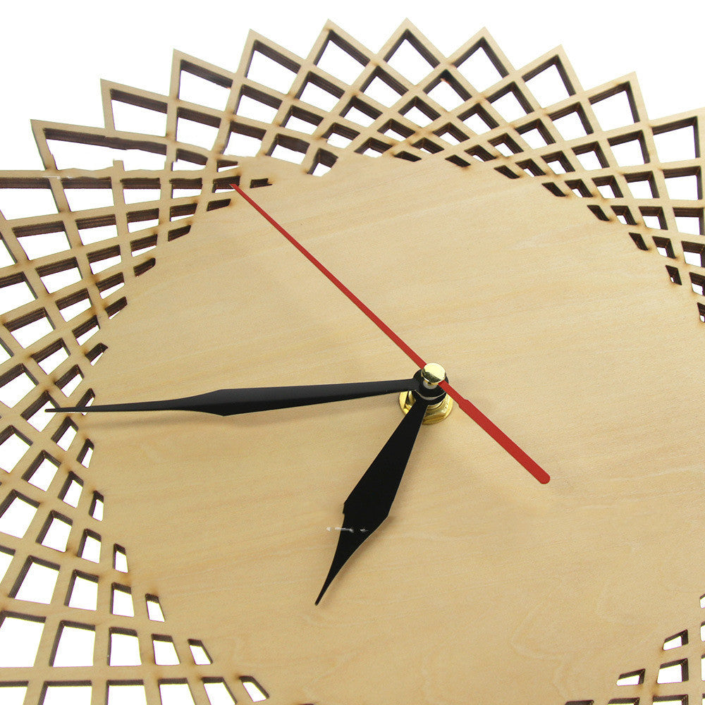 Horloge Vintage Graphique Abstraite 