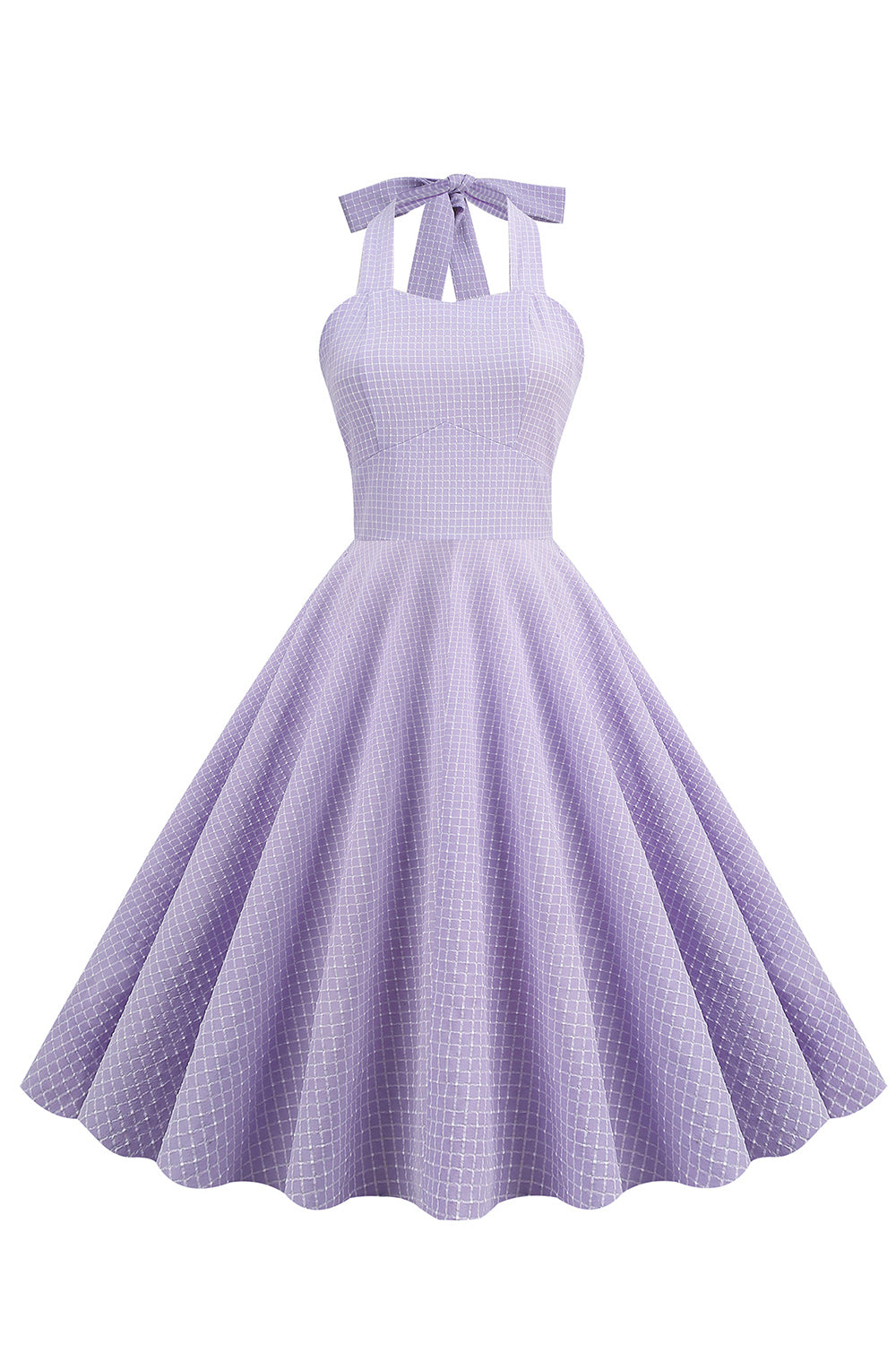 robe-annee-80-a-pois-violet