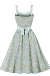 robe-sans-manches-annee-80-a-imprime-florale