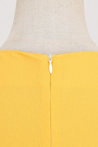 robe-de-style-retro-jaune-des-annees-50-avec-trou-de-serrure