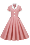 robe-a-col-chale-annee-80-a-carreaux