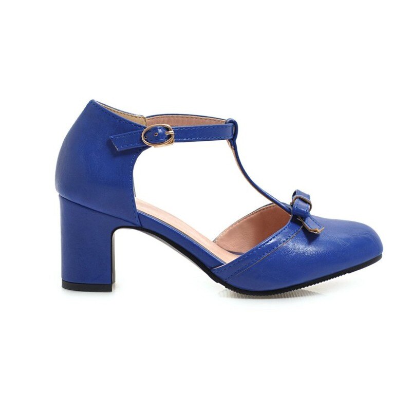 Chaussure Bleu Femme Vintage