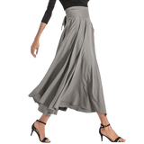 jupe-annee-80-longue-unicolore