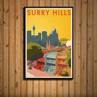 Affiche Ville Vintage