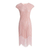 Robe-Charleston-Rose-Grande-Taille
