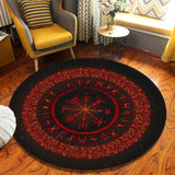 tapis-rond-nordique-vintage