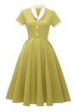 robe-couleur-citron-annee-80
