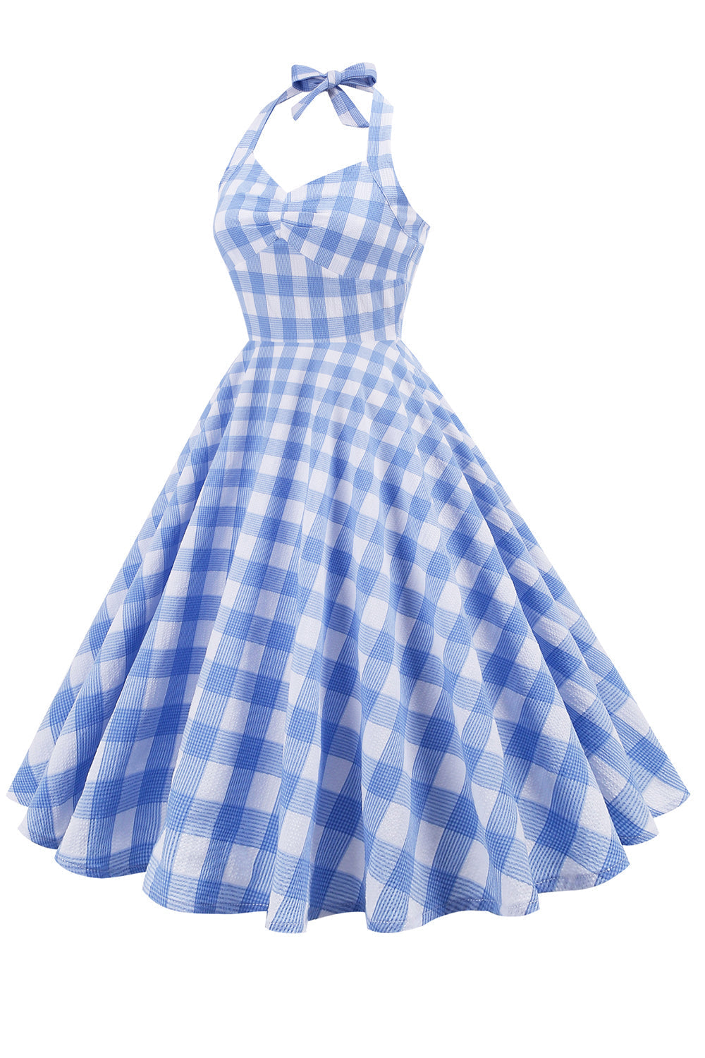 robe-retro-dos-nu-a-carreaux-pour-femme