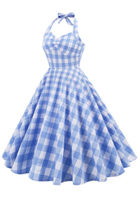 robe-retro-dos-nu-a-carreaux-pour-femme