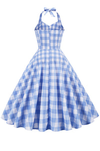 robe-retro-dos-nu-a-carreaux-pour-femme