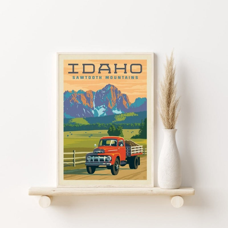 affiche-montagne-vintage