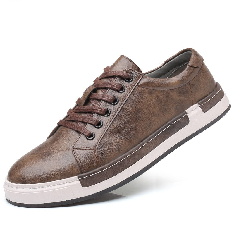 basket-cuir-marron-vintage-boxe