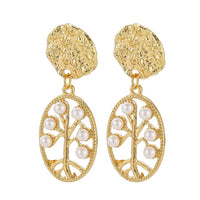     boucle-d-oreille-vintage-dore-et-perles