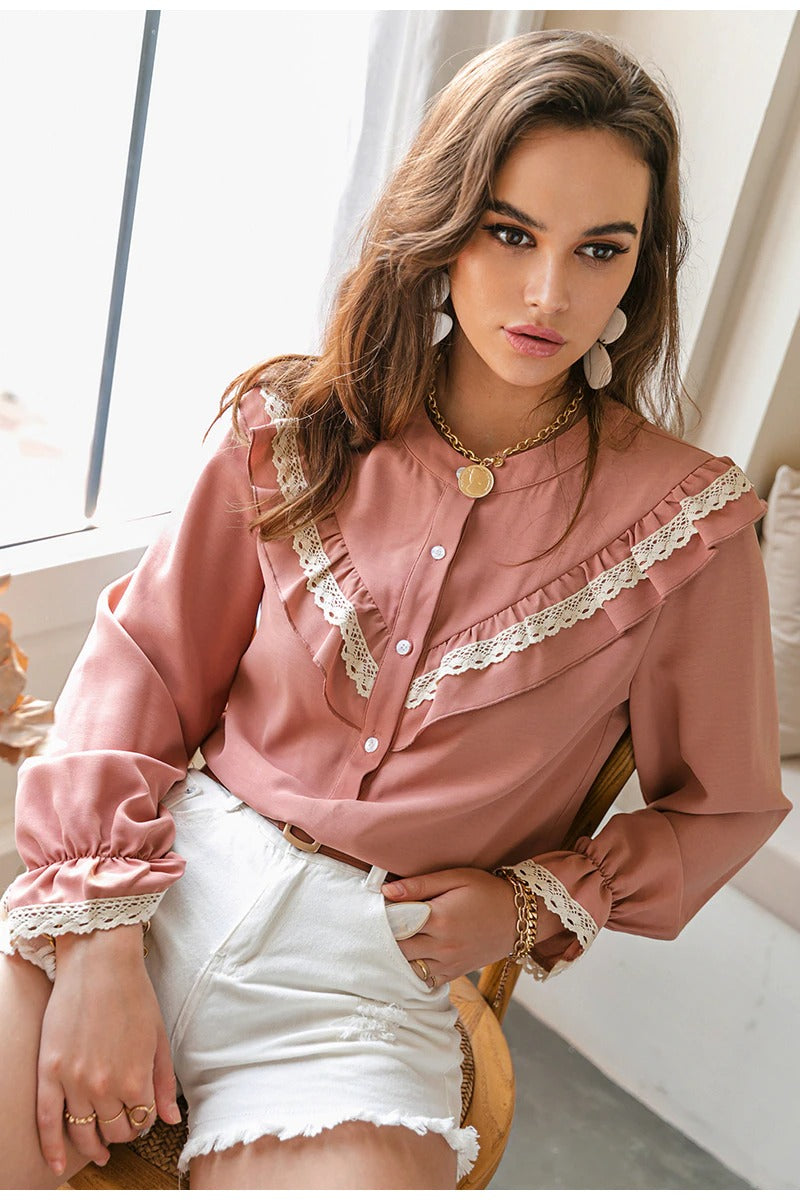 chemise-annee-80-a-pois