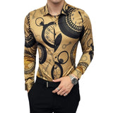    chemise-pour-homme-imprime-vintage