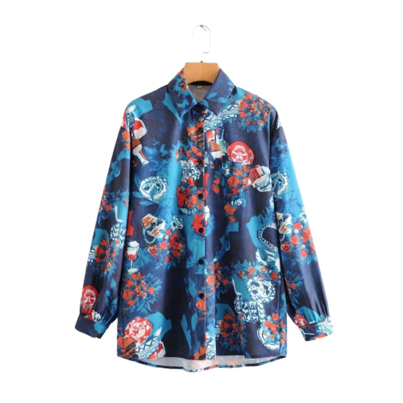chemise-annee-80-bleue