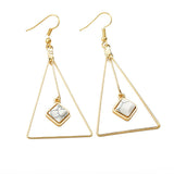 Boucle D’oreille Femme Triangle des Années 80