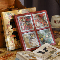 autocollants-fleurs-champignons-vintage